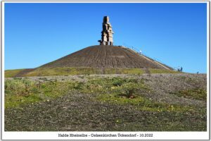 Die Halde Rheinelbe in Gelsenkirchen Ückendorf im Oktober 2022