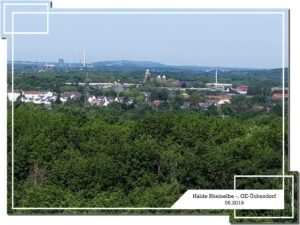 Die Halde Rheinelbe in Gelsenkirchen Ückendorf im Juni 2019