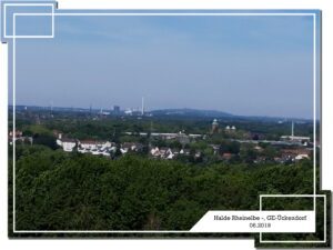 Die Halde Rheinelbe in Gelsenkirchen Ückendorf im Juni 2019