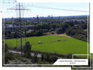 Die Halde Rheinelbe in Gelsenkirchen Ückendorf im Juni 2019