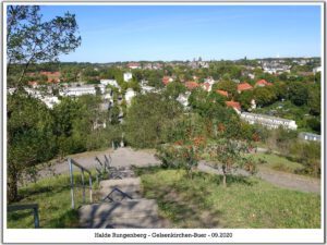 Die Halde Rungenberg in Gelsenkirchen Buer im September 2020