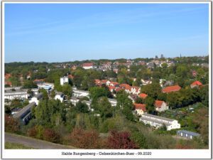 Die Halde Rungenberg in Gelsenkirchen Buer im September 2020