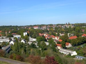 Die Halde Rungenberg in Gelsenkirchen Buer im September 2020