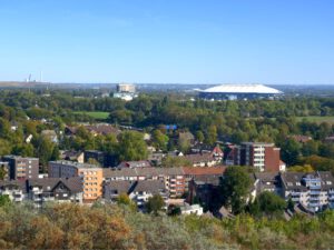 Die Halde Rungenberg in Gelsenkirchen Buer im September 2020