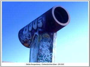 Die Halde Rungenberg in Gelsenkirchen Buer im September 2020