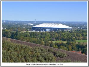Die Halde Rungenberg in Gelsenkirchen Buer im September 2020