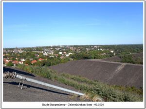 Die Halde Rungenberg in Gelsenkirchen Buer im September 2020