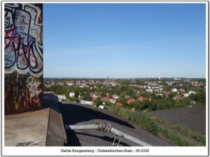 Die Halde Rungenberg in Gelsenkirchen Buer im September 2020