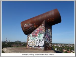 Die Halde Rungenberg in Gelsenkirchen Buer im September 2020