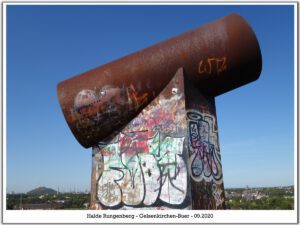 Die Halde Rungenberg in Gelsenkirchen Buer im September 2020
