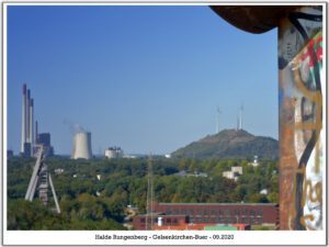 Die Halde Rungenberg in Gelsenkirchen Buer im September 2020
