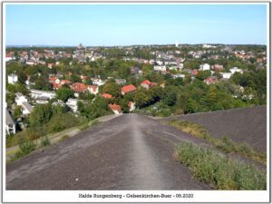 Die Halde Rungenberg in Gelsenkirchen Buer im September 2020