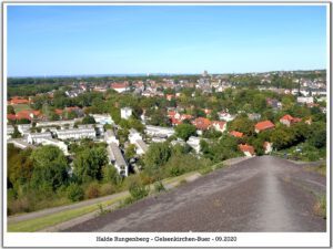 Die Halde Rungenberg in Gelsenkirchen Buer im September 2020