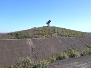 Die Halde Rungenberg in Gelsenkirchen Buer im September 2020