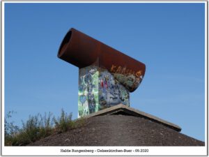 Die Halde Rungenberg in Gelsenkirchen Buer im September 2020