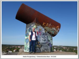 Die Halde Rungenberg in Gelsenkirchen Buer im September 2020