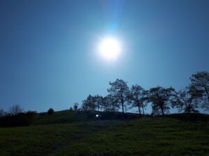 Die Halde Rungenberg in Gelsenkirchen Buer im September 2020