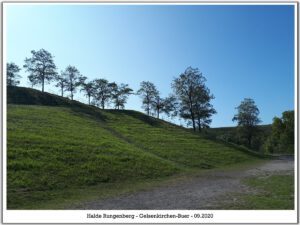 Die Halde Rungenberg in Gelsenkirchen Buer im September 2020