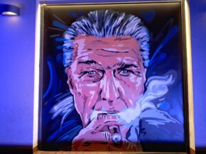 Lichtkunst " Goldstücke" in Gelsenkirchen-Buer im Oktober 2020