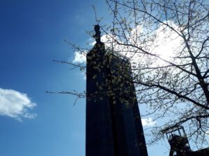 Der Nordsternpark in Gelsenkirchen Horst im April 2020