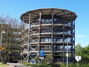 Der Nordsternpark in Gelsenkirchen Horst im April 2020