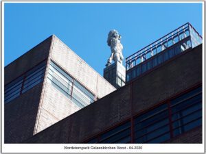 Der Nordsternpark in Gelsenkirchen Horst im April 2020