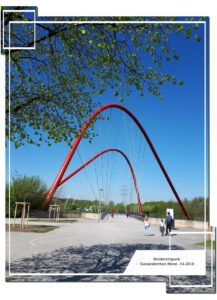 Der Nordsternpark in Gelsenkirchen Horst im April 2019