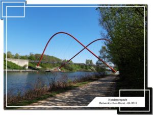 Der Nordsternpark in Gelsenkirchen Horst im April 2019