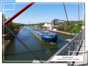 Der Nordsternpark in Gelsenkirchen Horst im April 2019