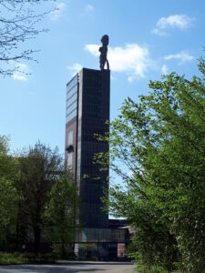 Der Nordsternpark in Gelsenkirchen Horst im April 2020