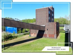 Der Nordsternpark in Gelsenkirchen Horst im April 2019