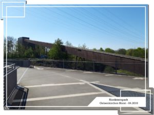 Der Nordsternpark in Gelsenkirchen Horst im April 2019