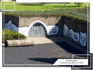 Der Nordsternpark in Gelsenkirchen Horst im April 2019