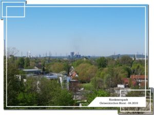 Der Nordsternpark in Gelsenkirchen Horst im April 2019
