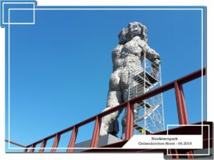 Der Nordsternpark in Gelsenkirchen Horst im April 2019