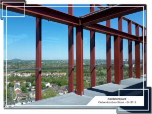 Der Nordsternpark in Gelsenkirchen Horst im April 2019