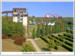 Der Nordsternpark in Gelsenkirchen Horst im September 2020