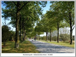 Der Nordsternpark in Gelsenkirchen Horst im September 2020