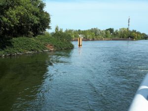 Der Rhein-Herne-Kanal bei Gelsenkirchen im September 2019
