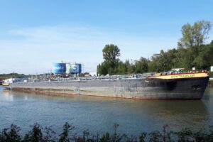 Der Rhein-Herne-Kanal bei Gelsenkirchen im September 2020