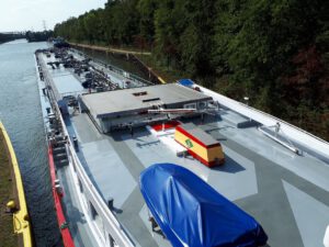 Der Rhein-Herne-Kanal bei Gelsenkirchen im September 2020