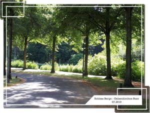 Schloss Berge in Gelsenkirchen Buer im Juli 2019