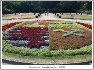 Schloss Berge in Gelsenkirchen Buer im August 2020