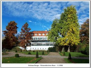 Schloss Berge in Gelsenkirchen Buer im November 2020