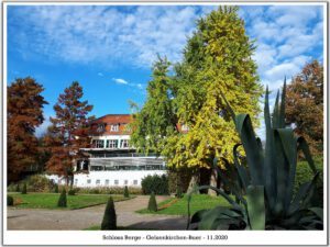 Schloss Berge in Gelsenkirchen Buer im November 2020