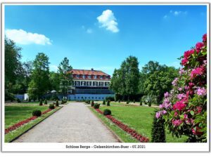 Schloss Berge in Gelsenkirchen Buer im Juli 2021