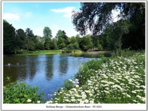 Schloss Berge in Gelsenkirchen Buer im Juli 2021