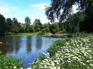 Schloss Berge in Gelsenkirchen Buer im Juli 2021