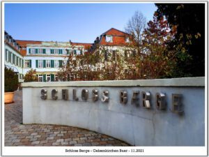 Schloss Berge in Gelsenkirchen Buer im November 2021