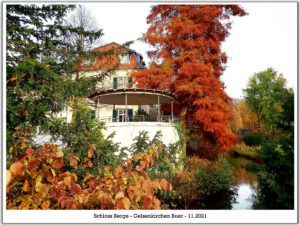 Schloss Berge in Gelsenkirchen Buer im November 2021